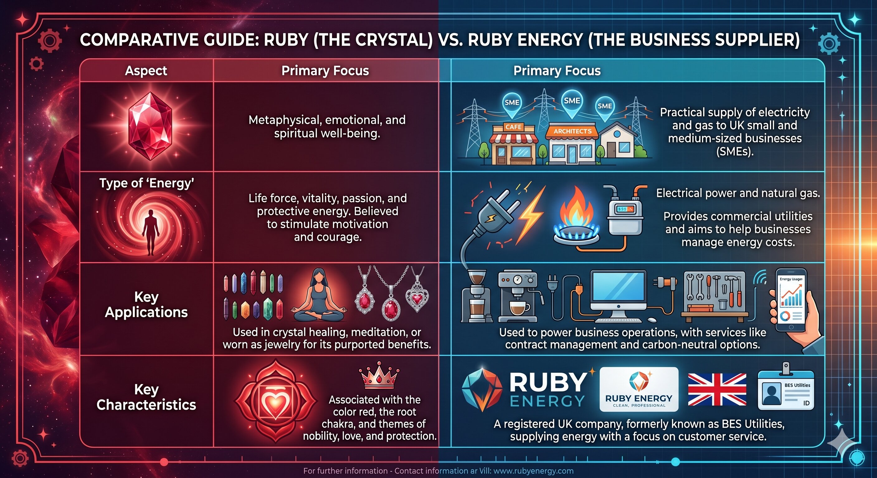 comparative guide ruby Vs ruby energy